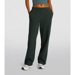 Skims Cotton Fleece Classic Straight Leg Spruce Sweatpants, Size S, NWT